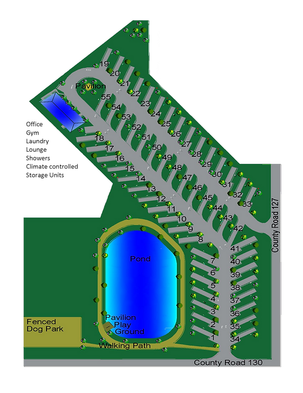 Resort Map Harvest Acres RVPark